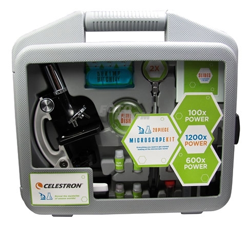 Kit de microscopio en maleta (28 piezas)