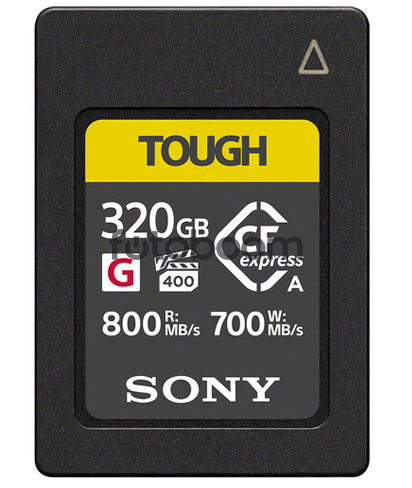 Cfexpress 320GB Typ A Serie CEA-G + 100E Reembolso SONY