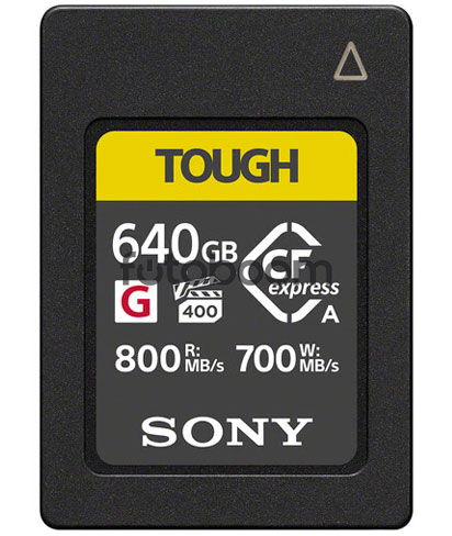 CFexpress 640GB Typ A CEA-G + 100E Reembolso SONY