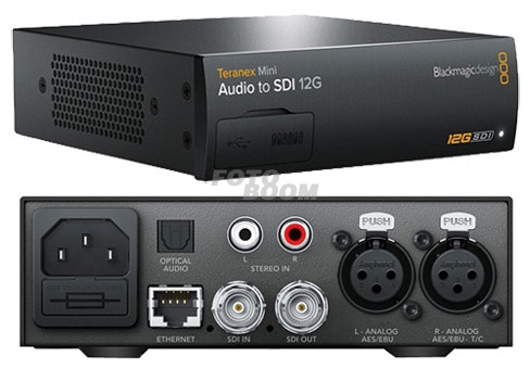Teranex Mini - Audio a SDI 12G
