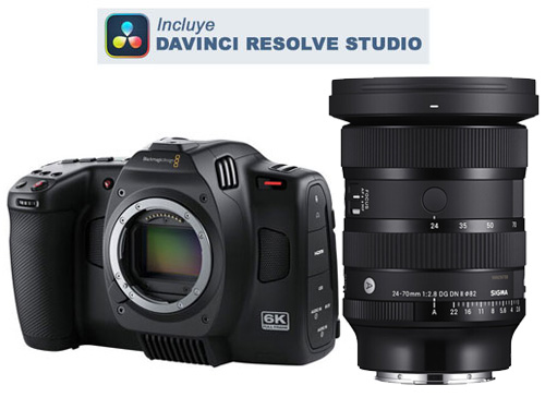 Cinema Camera 6K (Leica L) + 24-70mm f/2.8 DG DN II (A) Leica L