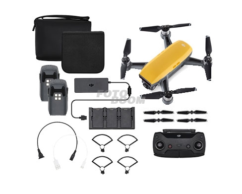 DJI Spark Amarillo Amanecer Fly More Combo