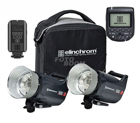 KIT 2 Flashes ELC PRO-HD500 TO GO + Transmitter Pro Nikon