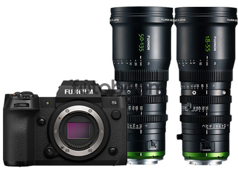 X-H2S + 18-55mm T2.9 MKX + 50-135mm MKX T2.9 