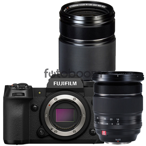 X-H2 + 16-55mm f/2,8 XF R LM WR + 50-140mm f/2,8 R LM OIS WR 