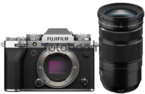 X-T5 Plata + 18-120mm f/4 R LM PZ WR 