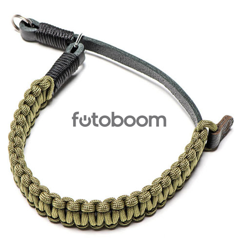 Correa de mano Paracord Cooph Negro/Oliva