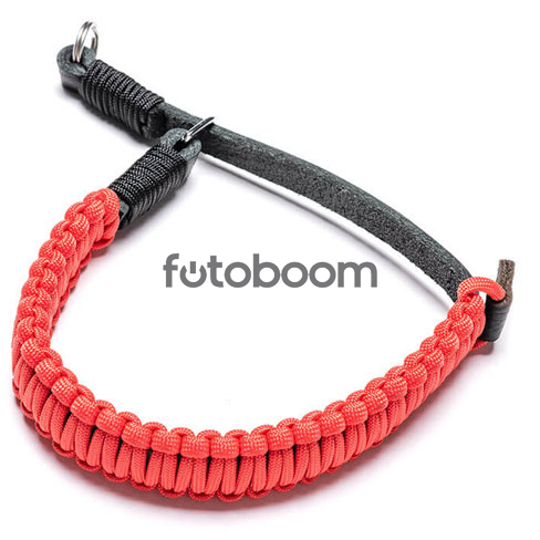 Correa de mano Paracord Cooph Negro/Rojo