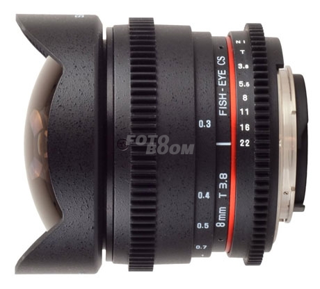 8mm T3.8 VDSLR CSII Nikon F