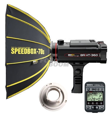 Briht 360 + Speedbox 70s + FlashWave 5TX Canon