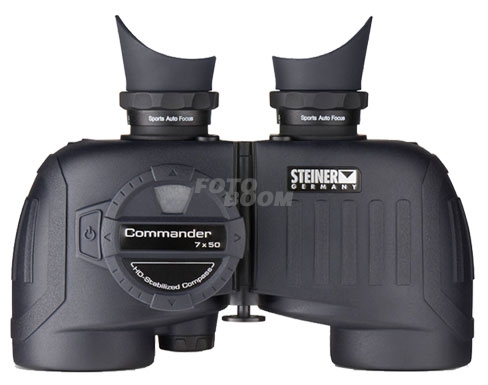 7x50mm Comander con Brujula