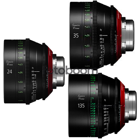 KIT SUMIRE CN-E 24mm/35mm/135mm (METERS)