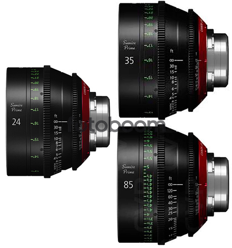 KIT SUMIRE CN-E 24mm/35mm/85mm (METERS)