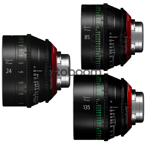 KIT SUMIRE CN-E 24mm/85mm/135mm (METERS)