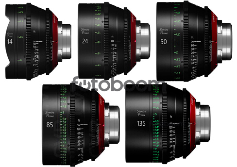 KIT SUMIRE CN-E 14mm/24mm/50mm/85mm/135mm (METERS)