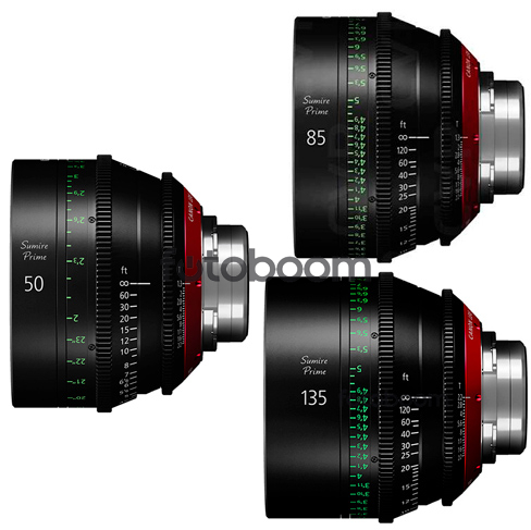 KIT SUMIRE CN-E 50mm/85mm/135mm (METERS)