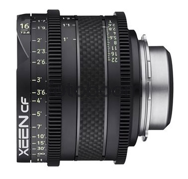 16mm T2.6 XEEN CF (Full Frame, PL)