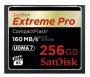 CompactFlash EXTREME Pro 256Gb 160Mb/s