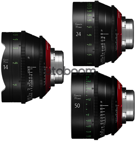 KIT SUMIRE CN-E 14mm/24mm/50mm (FEET)