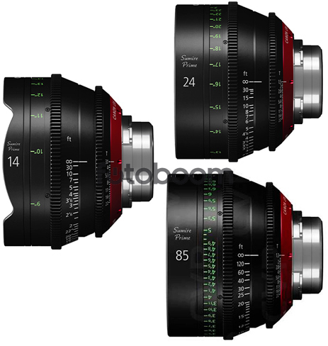 KIT SUMIRE CN-E 14mm/24mm/85mm (FEET)