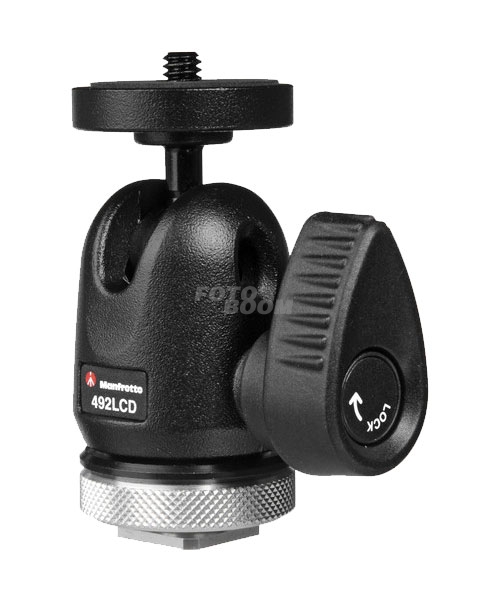 492LCD Micro Ball Head con zapata