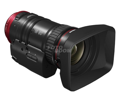 18-80mm T4.4 CN-E LIS KAS S Montura EF (METERS)