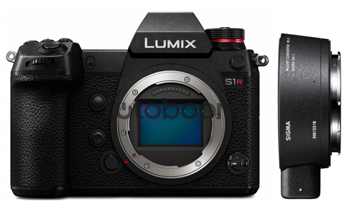 LUMIX S1R + MC-21