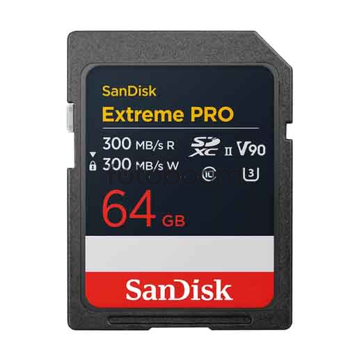 SD UHS-II 64GB V90 300MB/s