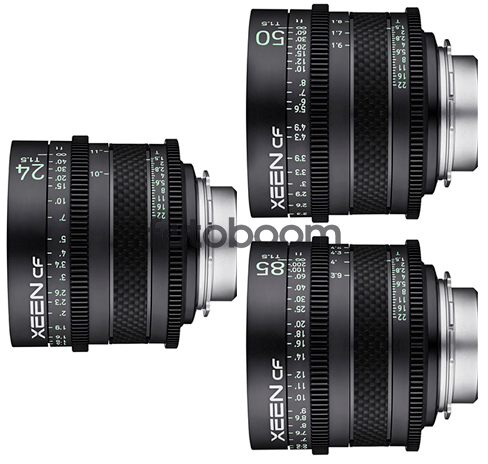 KIT XEEN CF 24mm/50mm/85mm Canon EF 