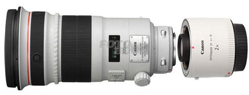 300mm f/2.8L IS USM II EF + 2X Multiplicador EF-III