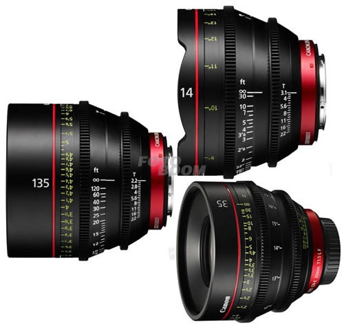KIT CN-E 14mm/35mm/135mm (METERS)