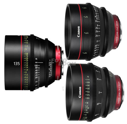 KIT CN-E 24mm/50mm/135mm (METERS)