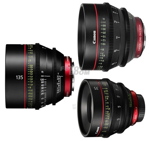 KIT CN-E 35mm/50mm/135mm (FEET)