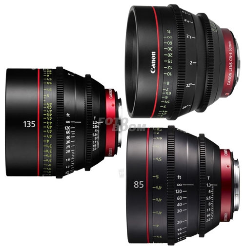 KIT CN-E 50mm/85mm/135mm (FEET)