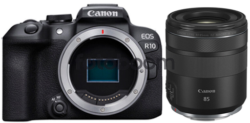 EOS R10 + 85mm f/2 Macro RF IS STM + 80E Reembolso CANON