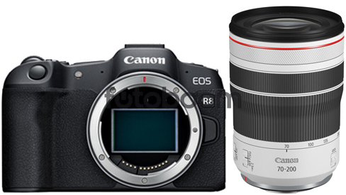 EOS R8 + 70-200mm f/4L IS USM RF + CANEST