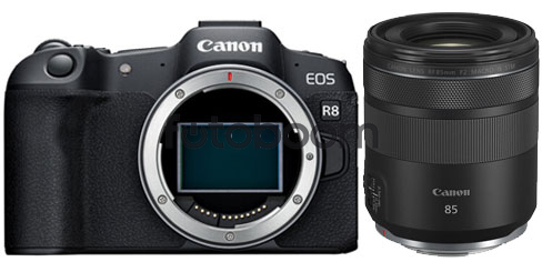 EOS R8 + 85mm f/2 Macro RF IS STM + HG-100TBR y LP-E17 Bonificacion CANON