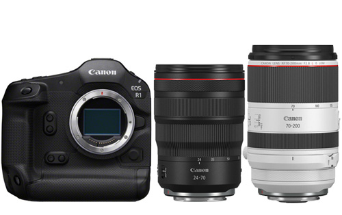 EOS R1 + 24-70mm f/2.8L RF IS USM + 70-200mm f/2.8L RF IS USM + CANEST + Cfexpress 512GB-3400MBs + 700E Plan Renove CANON