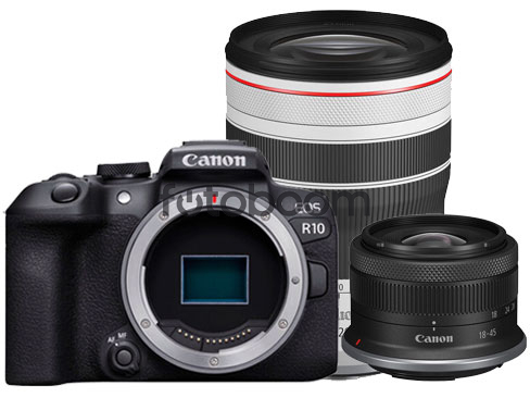 EOS R10 + 18-45mm f/4.5-6.3 IS STM RF-S + 70-200mm f/4L IS USM RF + CANEST