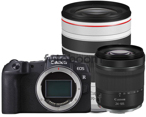 EOS RP + 24-105mm f/4-7,1 RF IS STM + 70-200mm f/4L IS USM RF + CANEST