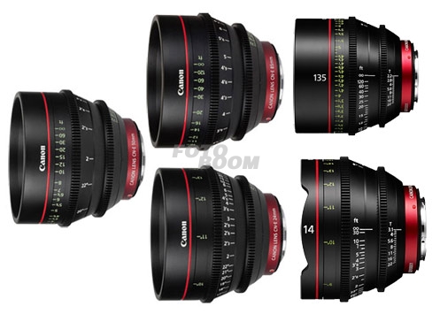 KIT CN-E 14mm/24mm/50mm/85mm/135mm (METERS)
