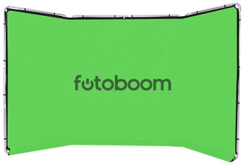 Fondo Panorámico 4 x 2,3m - Chroma Key Verde