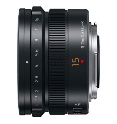 15mm f/1.7 Asph Negro