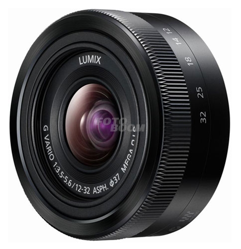 12-32mm f/3.5-5.6 Asph MegaOIS Negro