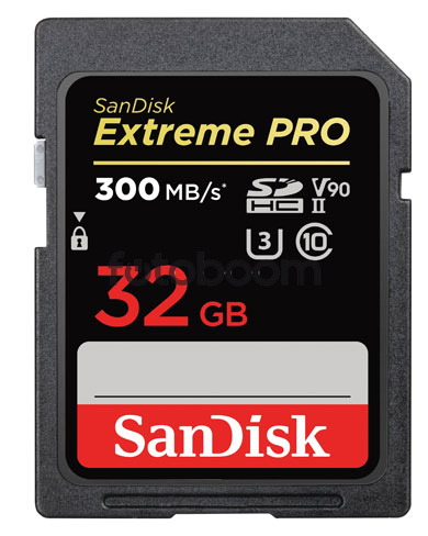 Secure Digital PRO SD UHC-II 32GB V90 300MB/s