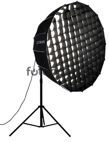 Softbox Parabolico + Nido de abeja 120cm (NASBPR120 + EC-PR120)