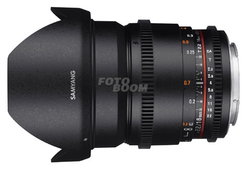 16mm t/2.2 ED AS IF UMC VDSLR II Nikon (APS-C) - LIQUIDACION 