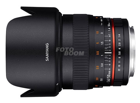 50mm f/1.4 AS UMC AE Canon con Chip - LIQUIDACION 