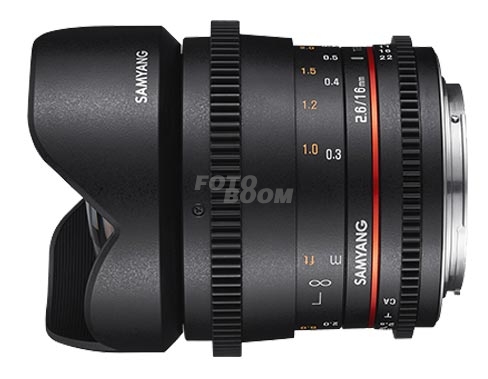 16mm t/2,6 ED AS UMC VDSLR II Nikon F 
