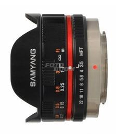 7,5mm f/3,5 UMC MFT Negro 